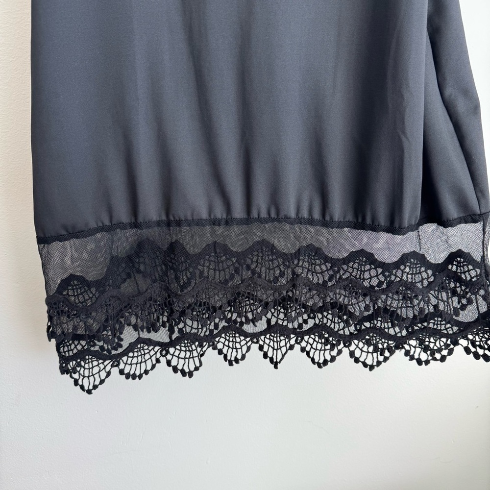 Venus Elegant Black Lace Slip Dress Size Small - Picture 3 of 7